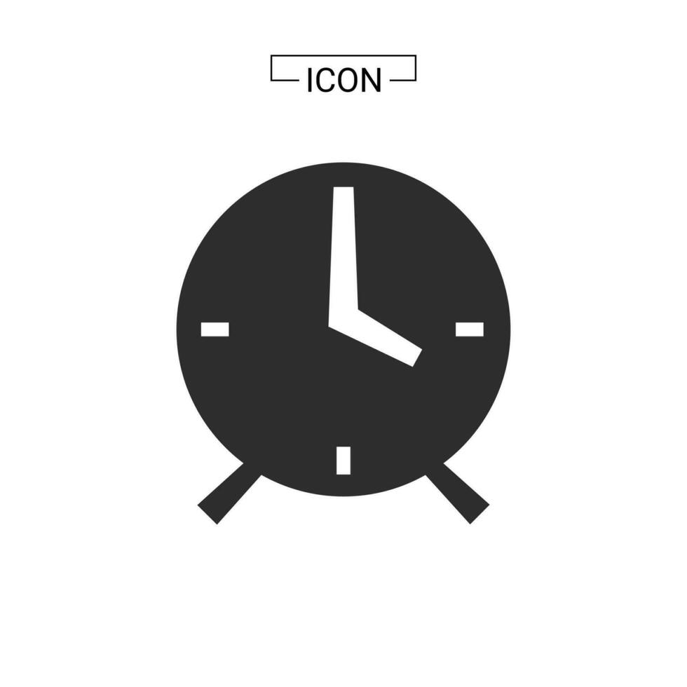 Alarm clock icon vector illustration
