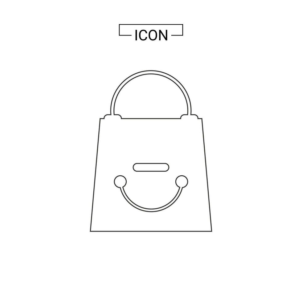 compras bolso icono símbolo gráfico recurso vector