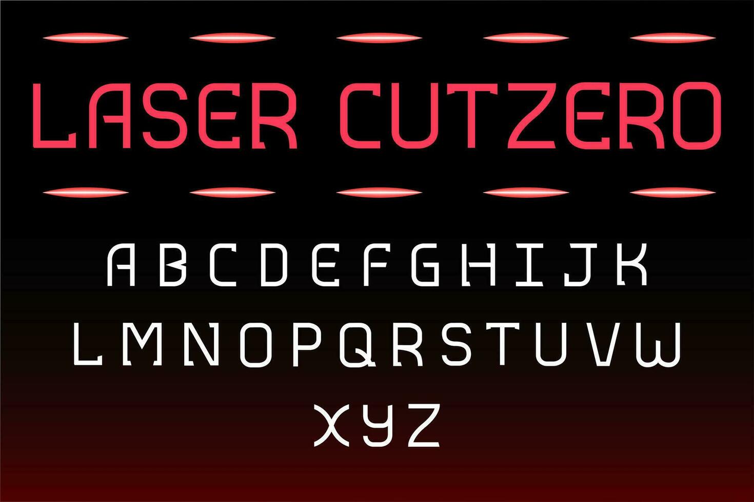 Uppercase font design. Modern alphabet font for lettering, printing, graphic design, headlines and other design projects. vector