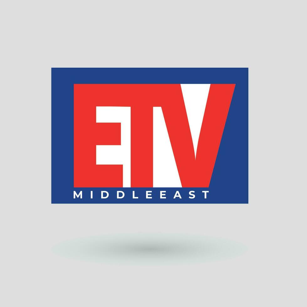 Professional TV Channel Logo Design Concept vector illustration