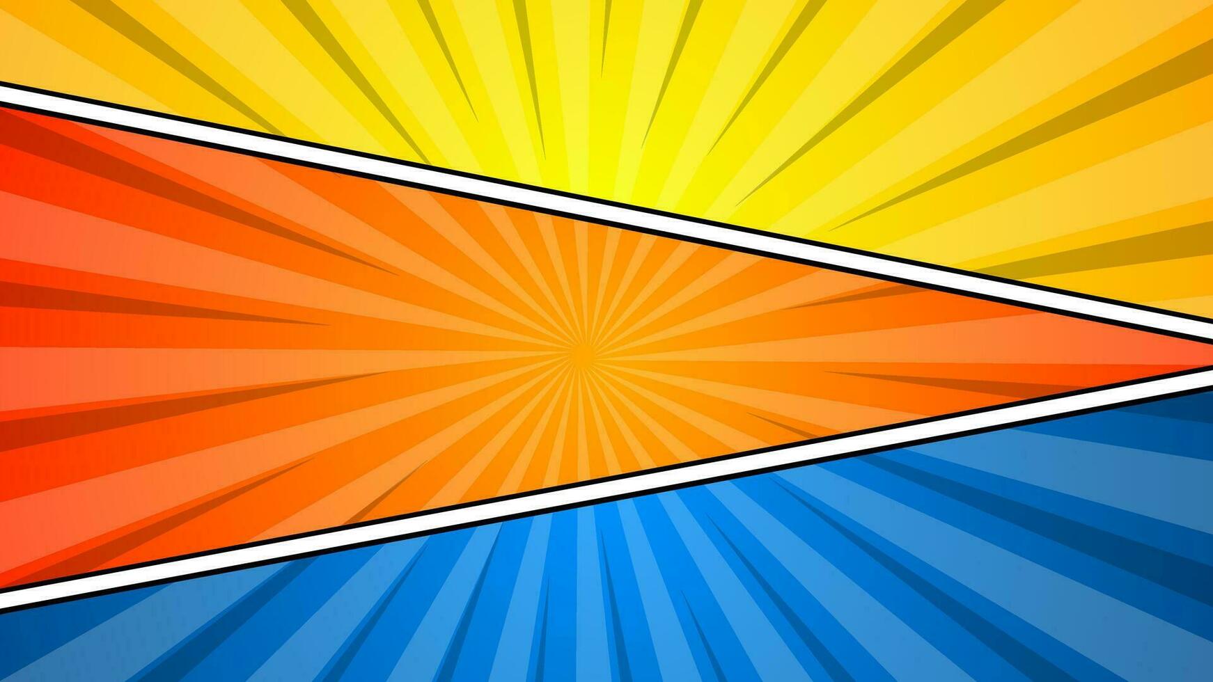 Fight background comic style design. Vector illustration