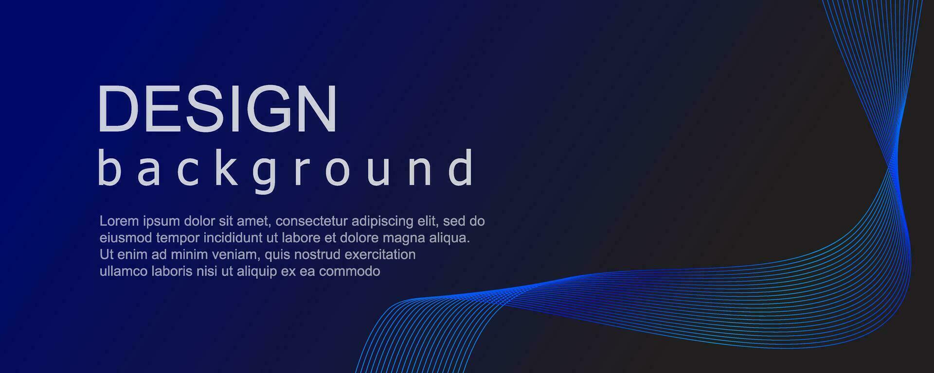 Abstract background with shining waves. Shiny moving line design element. Modern gradient flowing wave lines. Futuristic technology concept. Vector illustration