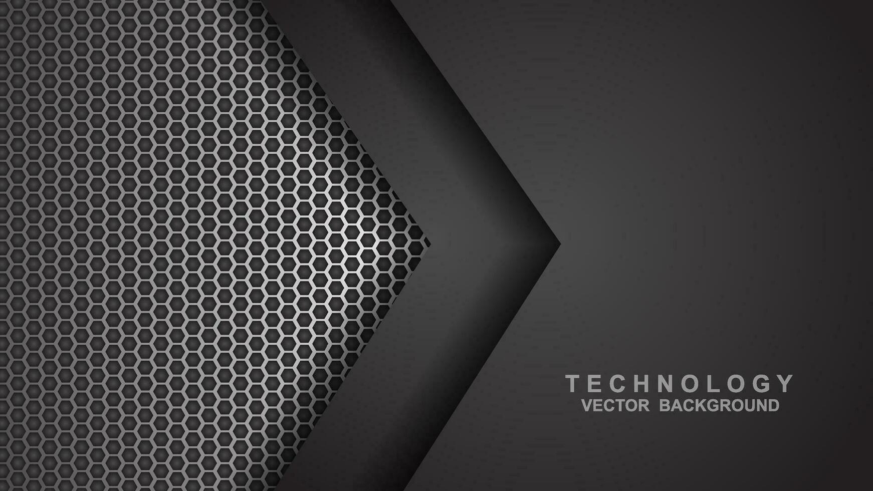 abstract overlaid on mesh background with free space for design. modern technology innovation concept background vector