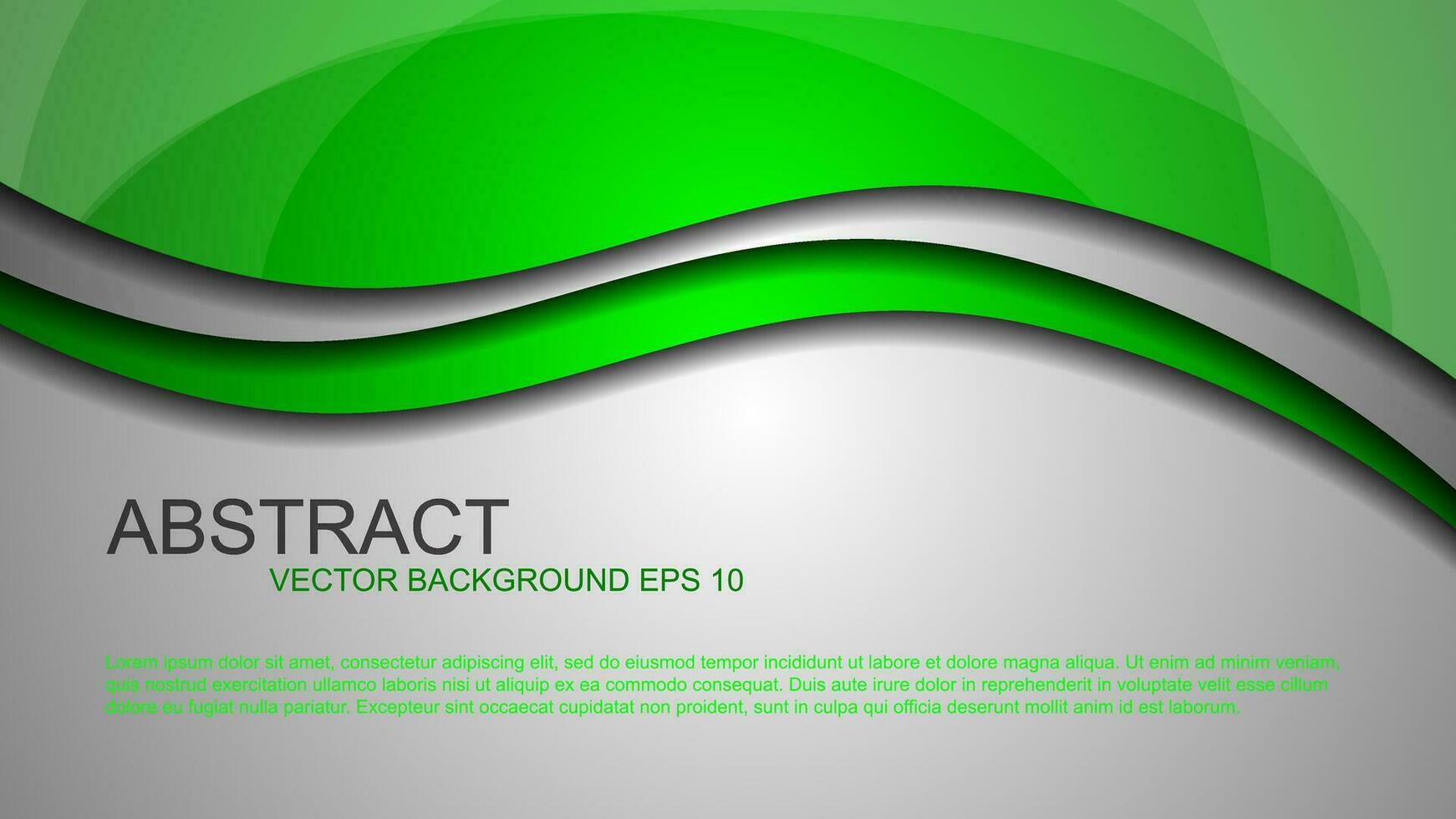 abstract business banner background design with curves vector
