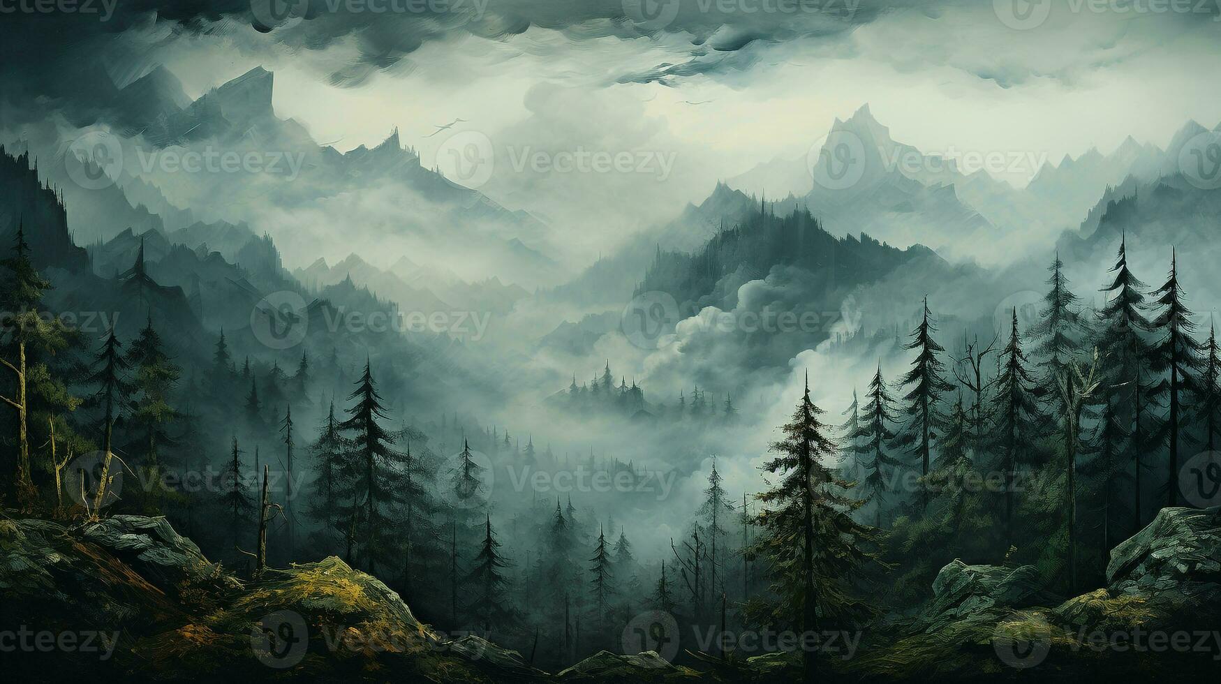 mountain background texture ai photo