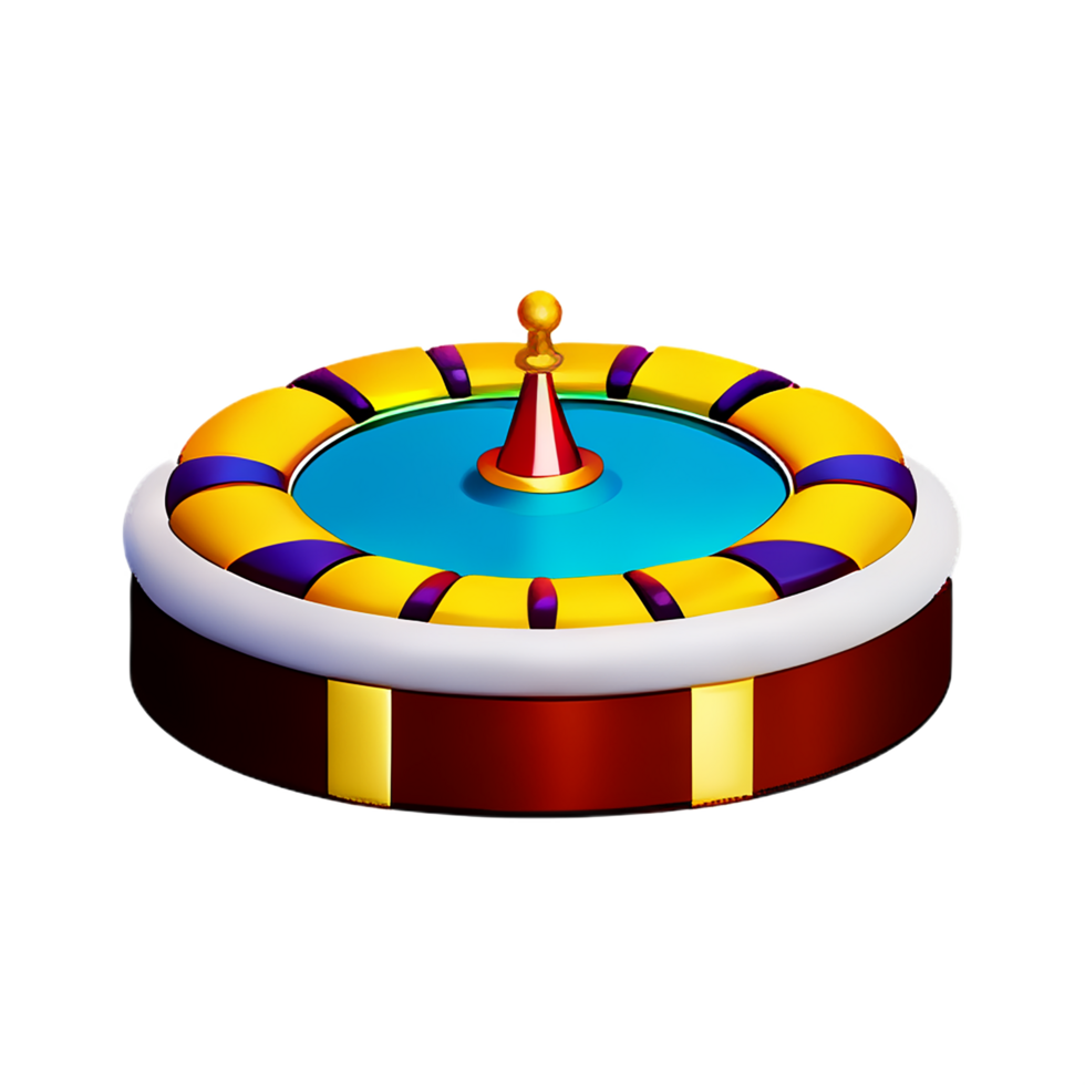 casino 3d representación icono ilustración png