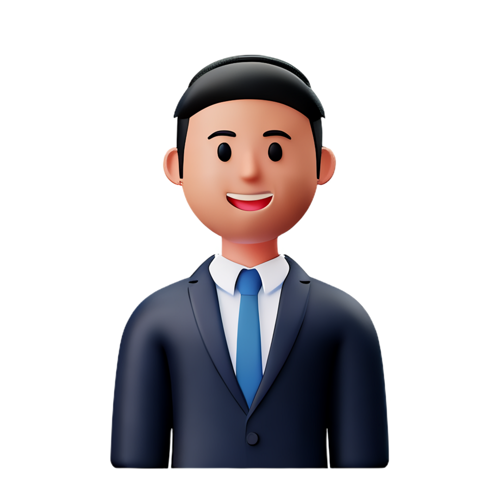 lawyer man 3d profession avatars illustrations png