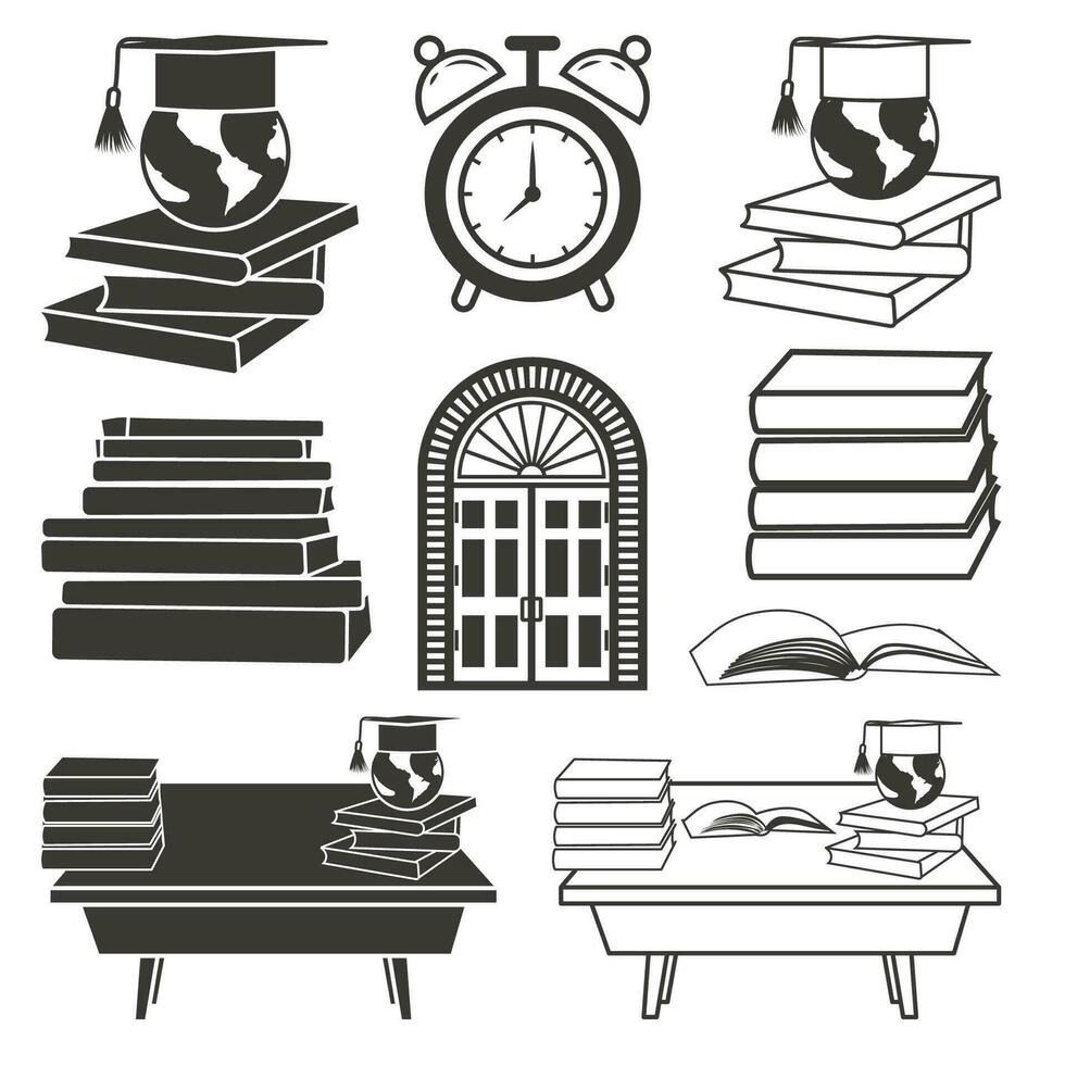 Vector back to school design