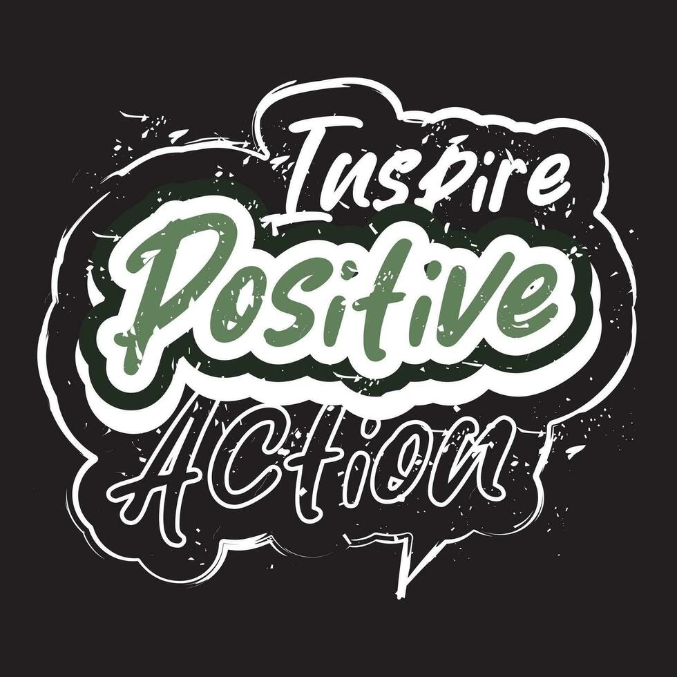 Motivational and inspirational quotes lettering text typography dark t shirt design on black background vector