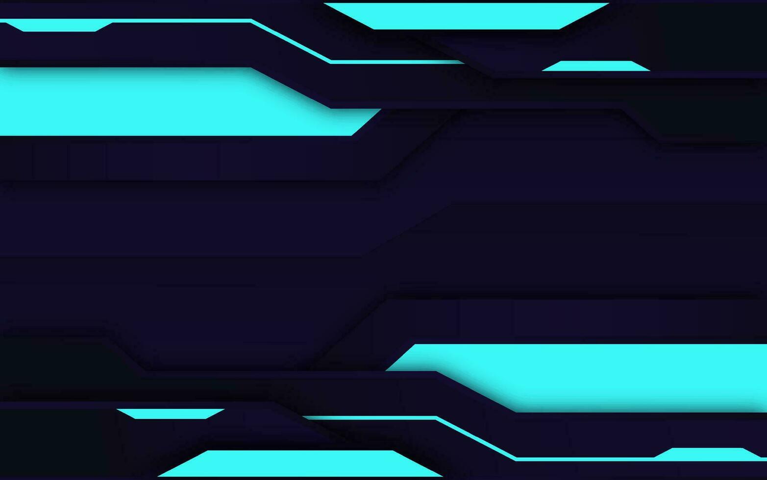 modern cyber futuristic blue abstract background gaming banner frame vector