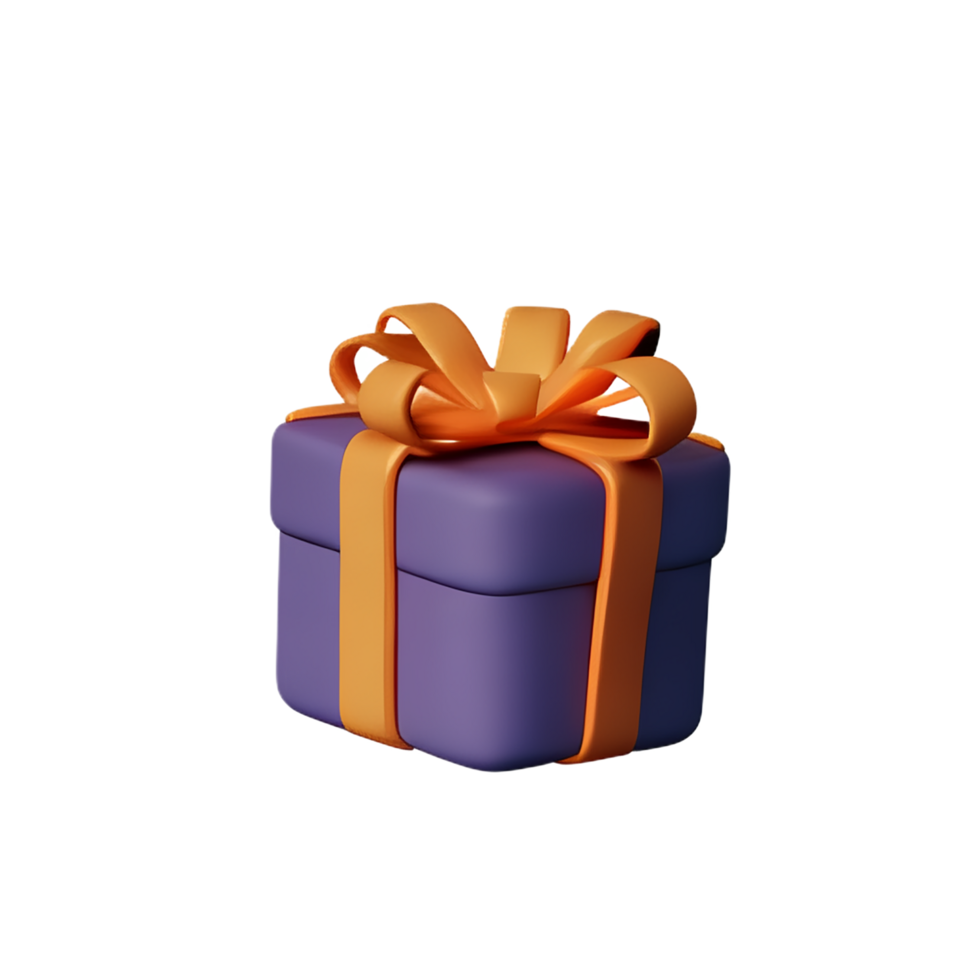 regalo scatola 3d interpretazione icona illustrazione png