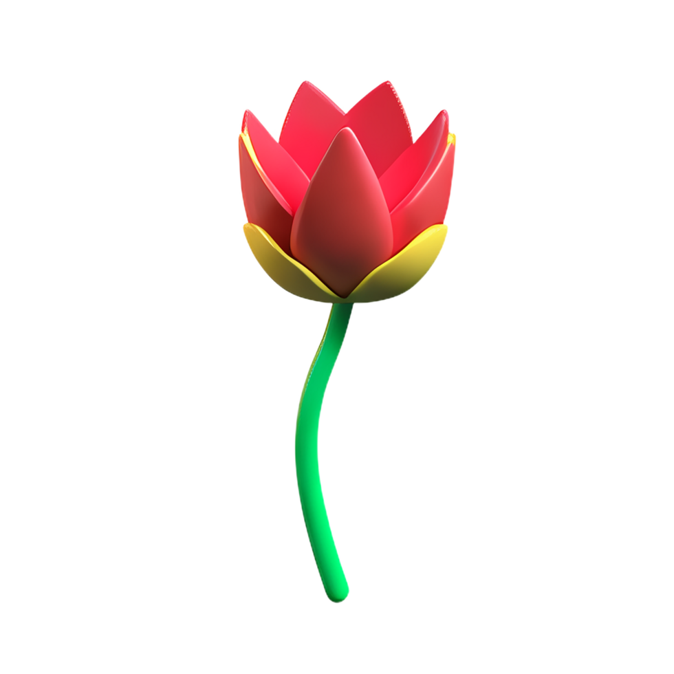flower 3d illustration icon png