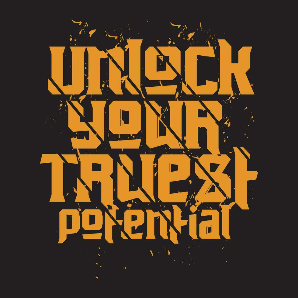 motivacional y inspirador citas letras texto tipografía oscuro t camisa diseño en negro antecedentes vector