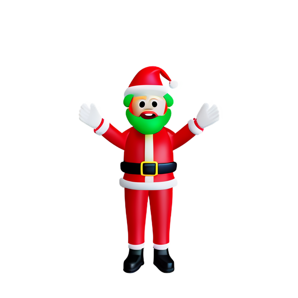 merry christmas 3d rendering icon illustration png