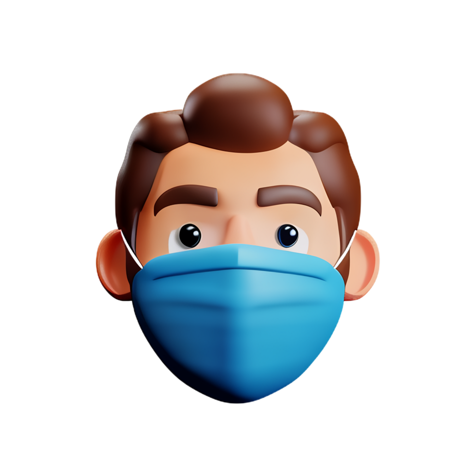 médico 3d icono ilustración png