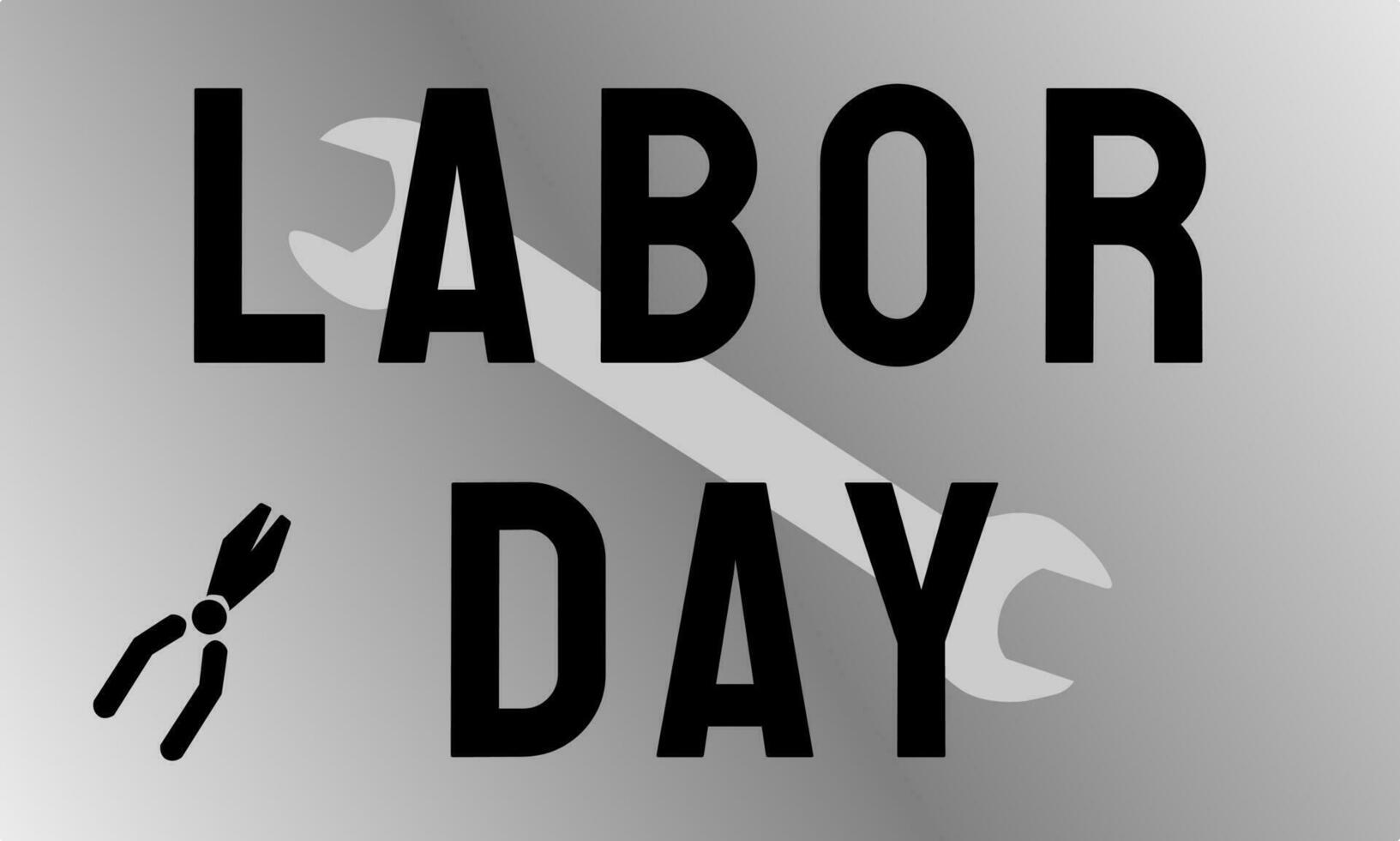 Labor day celebration background design vector with typography. Suitable for greeting, wallpaper, banner, decoration. USA federal holiday
