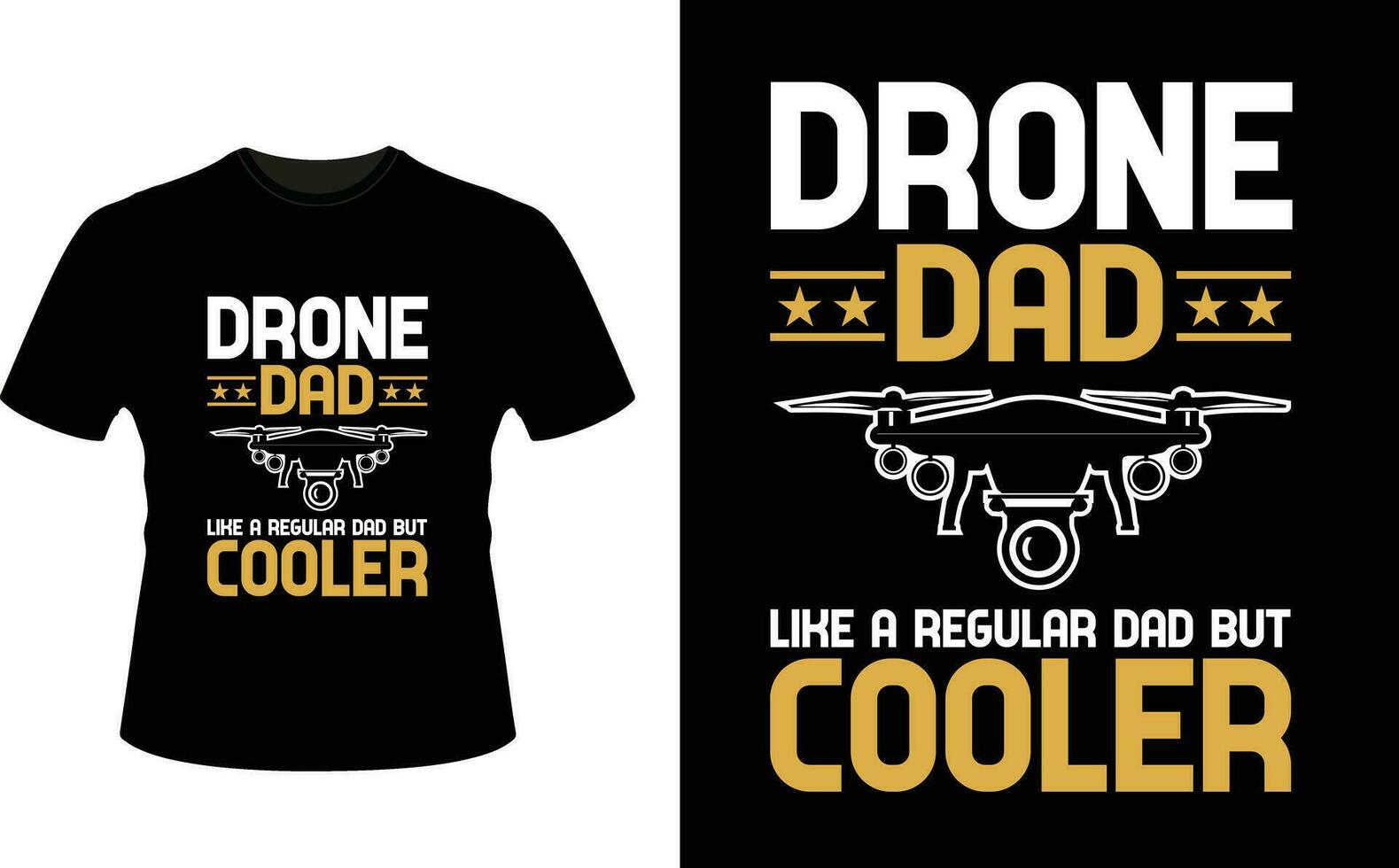 Drone Grandpa Like a Regular Grandpa But Cooler or Grandfather tshirt design or Grandfather day t shirt Design vector