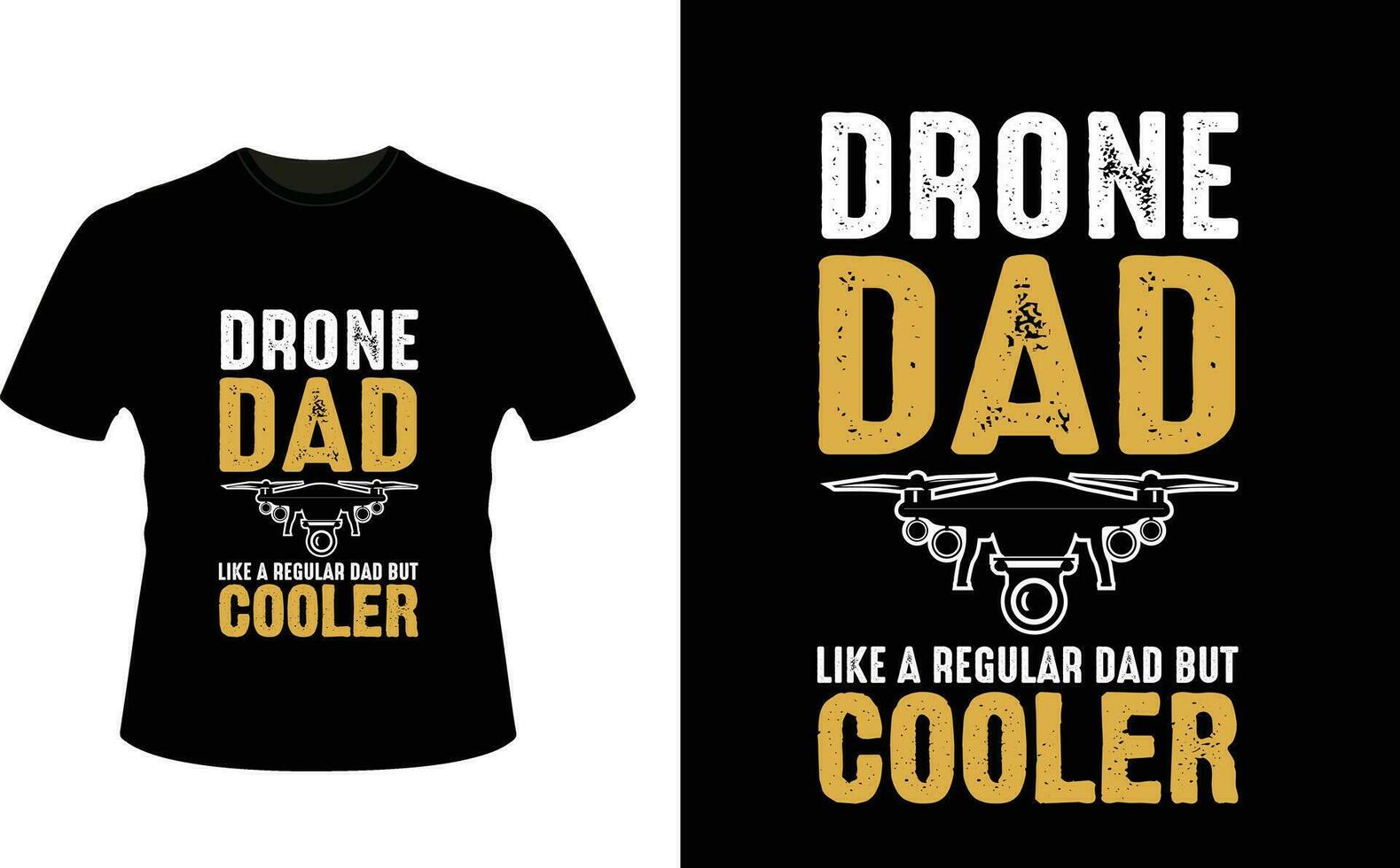 Drone Grandpa Like a Regular Grandpa But Cooler or Grandfather tshirt design or Grandfather day t shirt Design vector