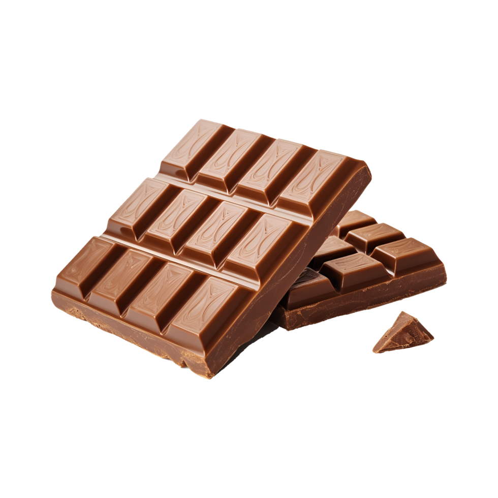 Chocolate bar Chocolate truffle Milk Tablette de chocolat, milk, food, wafer, chocolate Truffle png  generative with ai