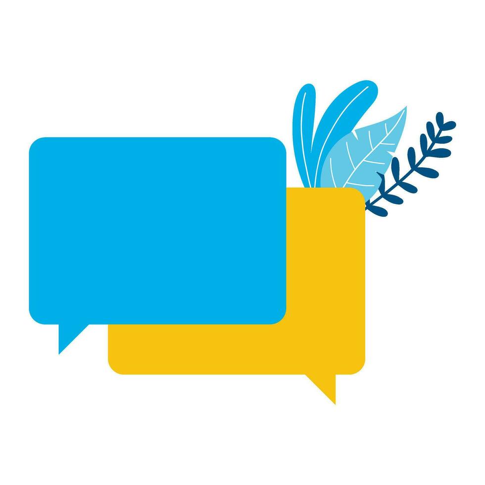 messages bubble vector