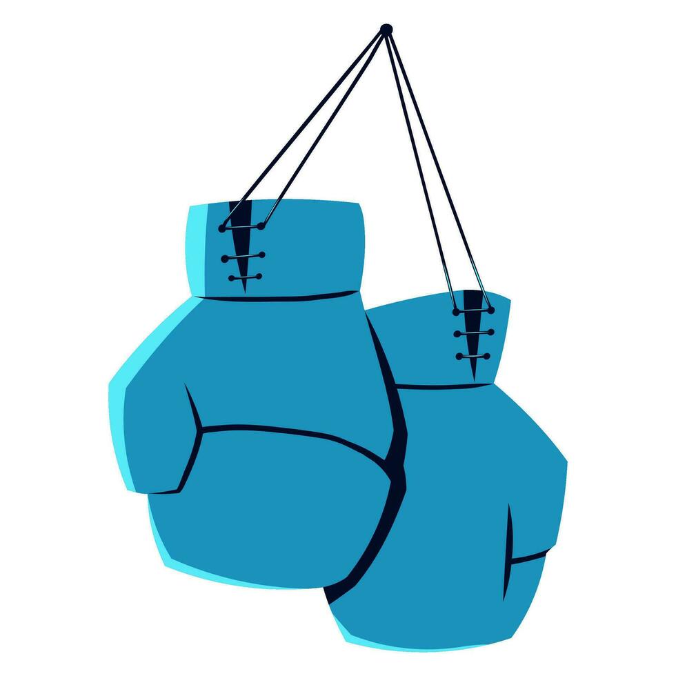 boxeo guantes vector ilustración