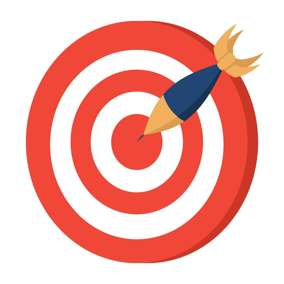 dart target vector illustration