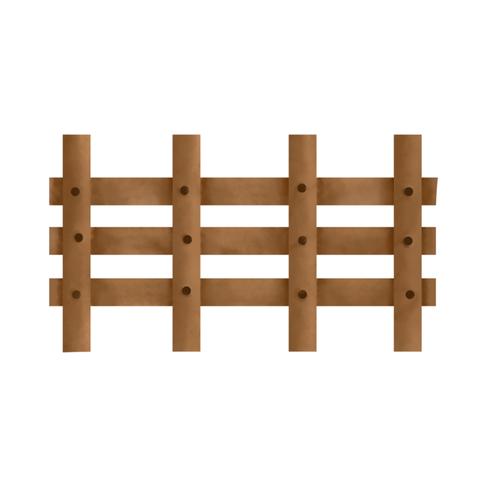 aesthetic wood fence png