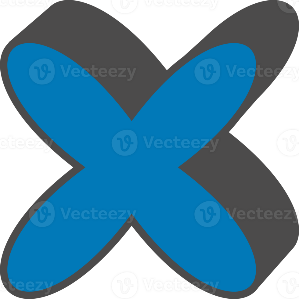Abstract geometric element. Neobrutalism graphic shape. Minimal groovy Y2k retro sticker. Retro label. Simple blue star flower png