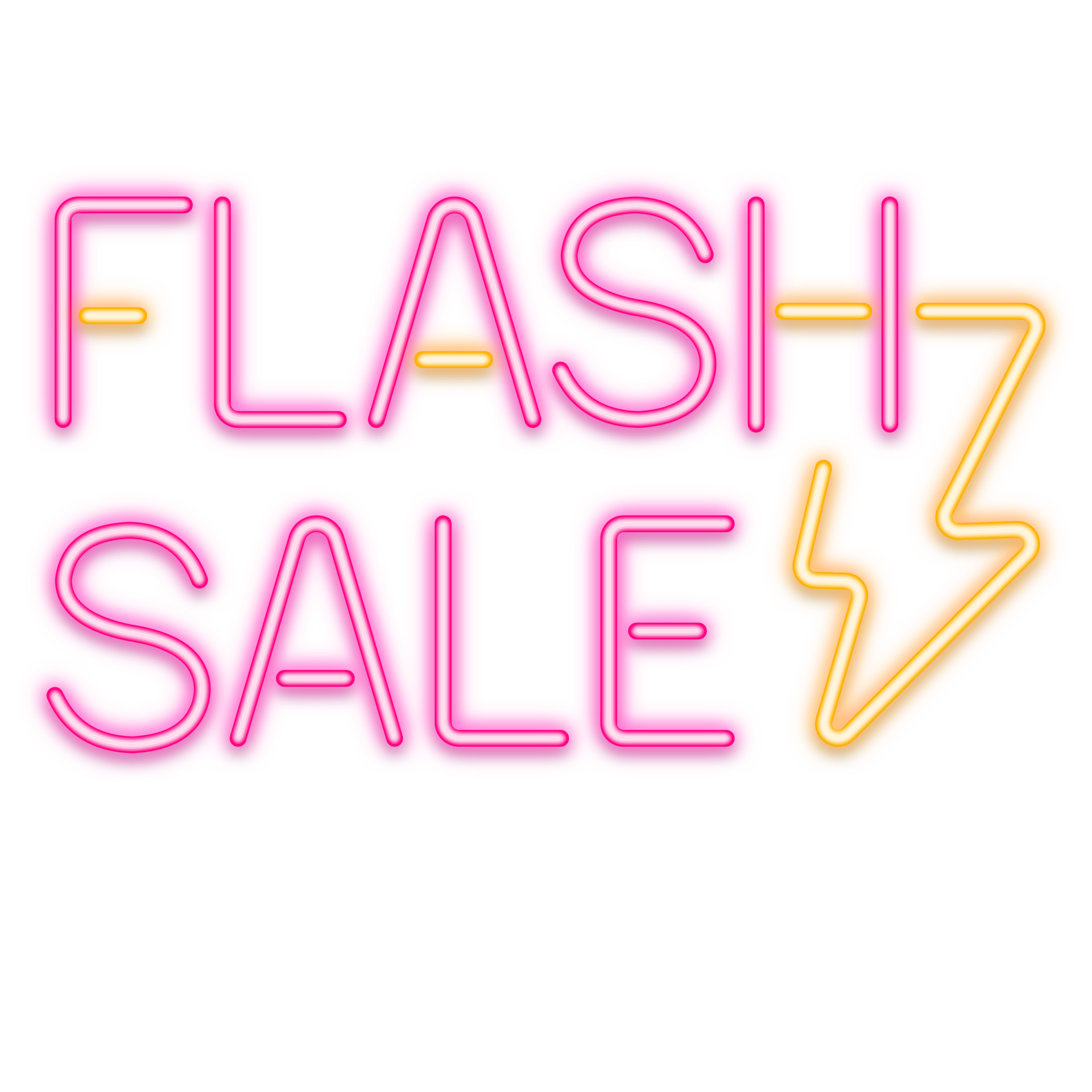 flash sale label neon line 28121384 PNG