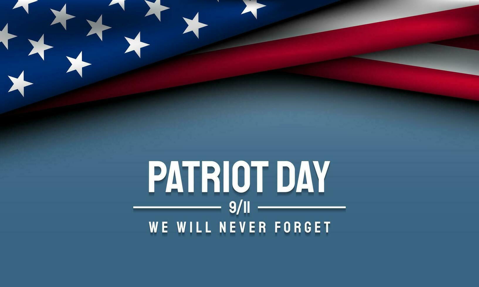 Patriot Day Background Design. vector