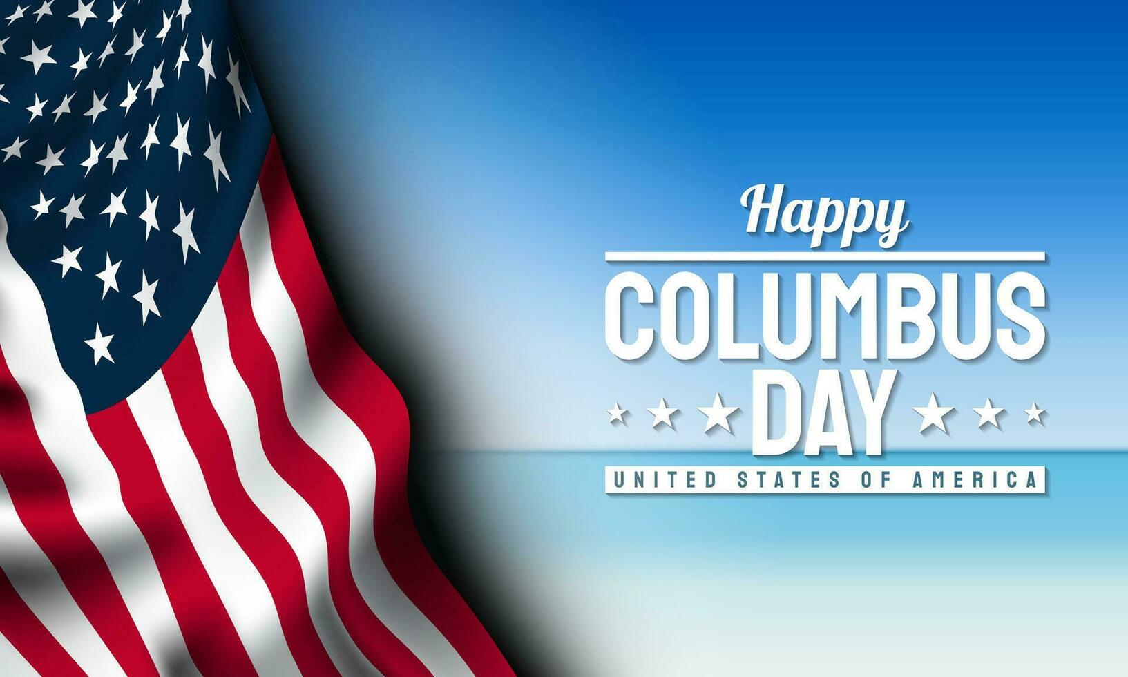 Columbus Day Background Design. vector