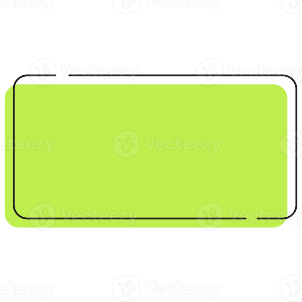 moderno citazione telaio confine per testo modello design elementi. png