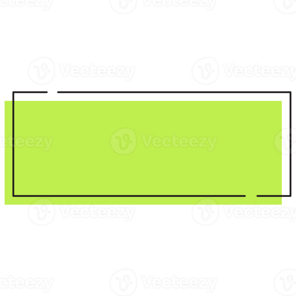 modern quote frame border for text template design elements. png