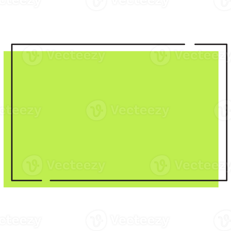 modern quote frame border for text template design elements. png