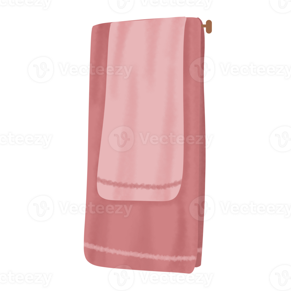 Clean towel illustration png