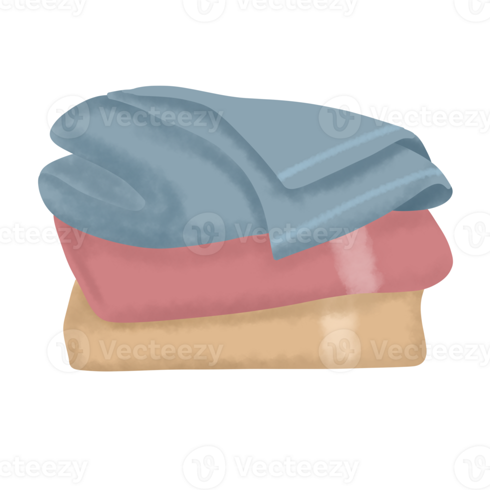 Clean towel illustration png