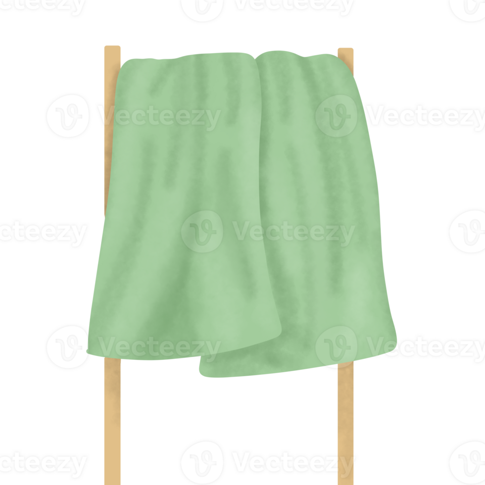 Clean towel illustration png
