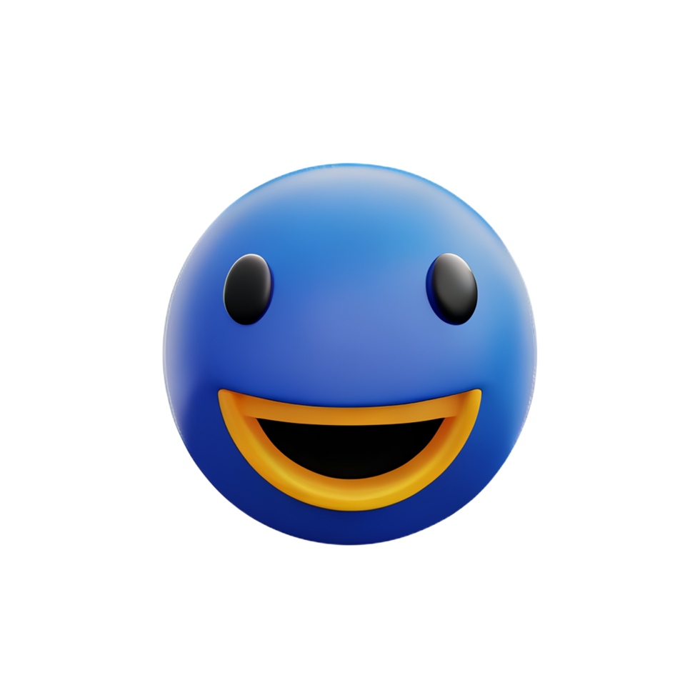 emoji 3d rendering icon illustration png