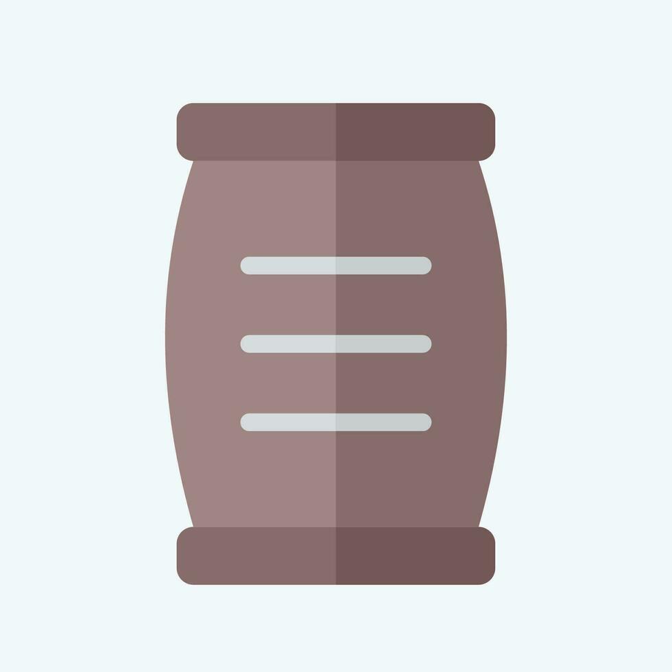 Icon Cement. related to Building Material symbol. flat style. simple design editable. simple illustration vector