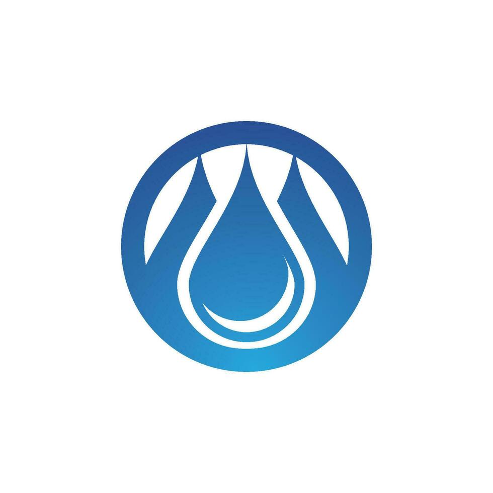 plantilla de logotipo de gota de agua vector