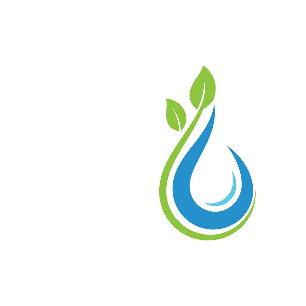 plantilla de logotipo de gota de agua vector