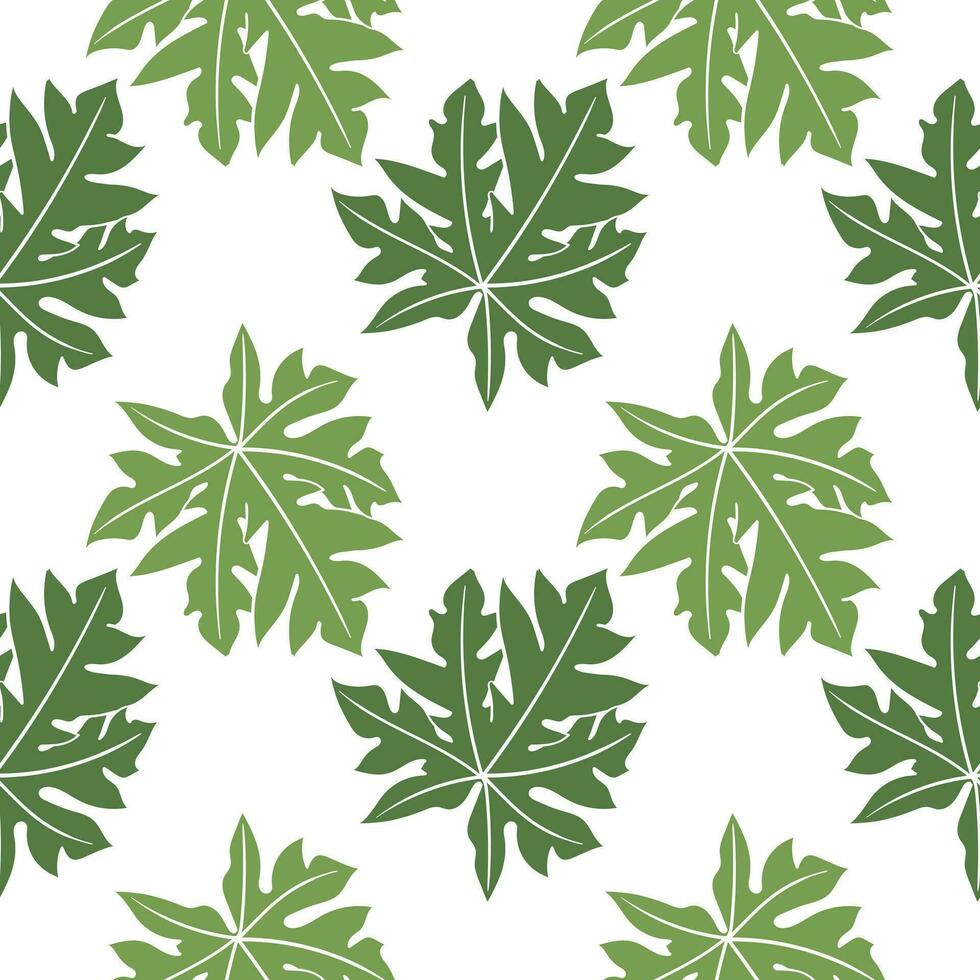 leaf illustration seamless pattern2 vector