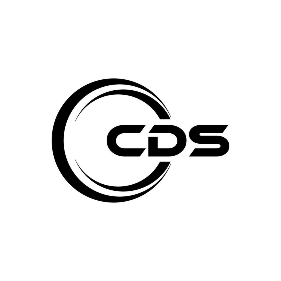 cds logo diseño, inspiración para un único identidad. moderno elegancia y creativo diseño. filigrana tu éxito con el sorprendentes esta logo. vector