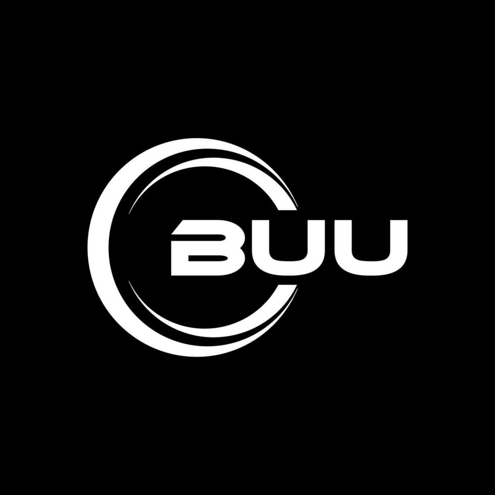 BUU Logo Design, Inspiration for a Unique Identity. Modern Elegance and Creative Design. Watermark Your Success with the Striking this Logo. vector