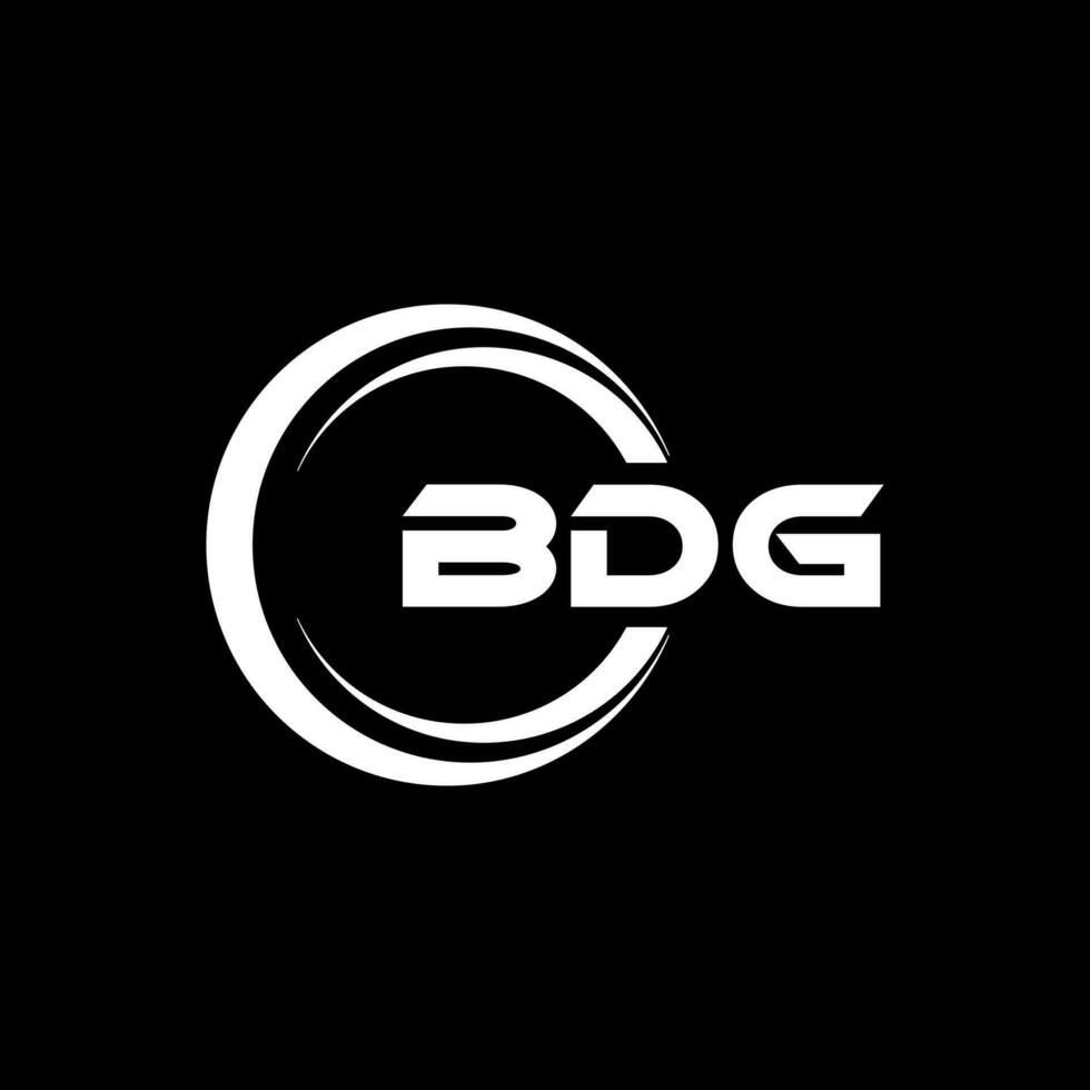 BDG Logo Design, Inspiration for a Unique Identity. Modern Elegance and Creative Design. Watermark Your Success with the Striking this Logo. vector