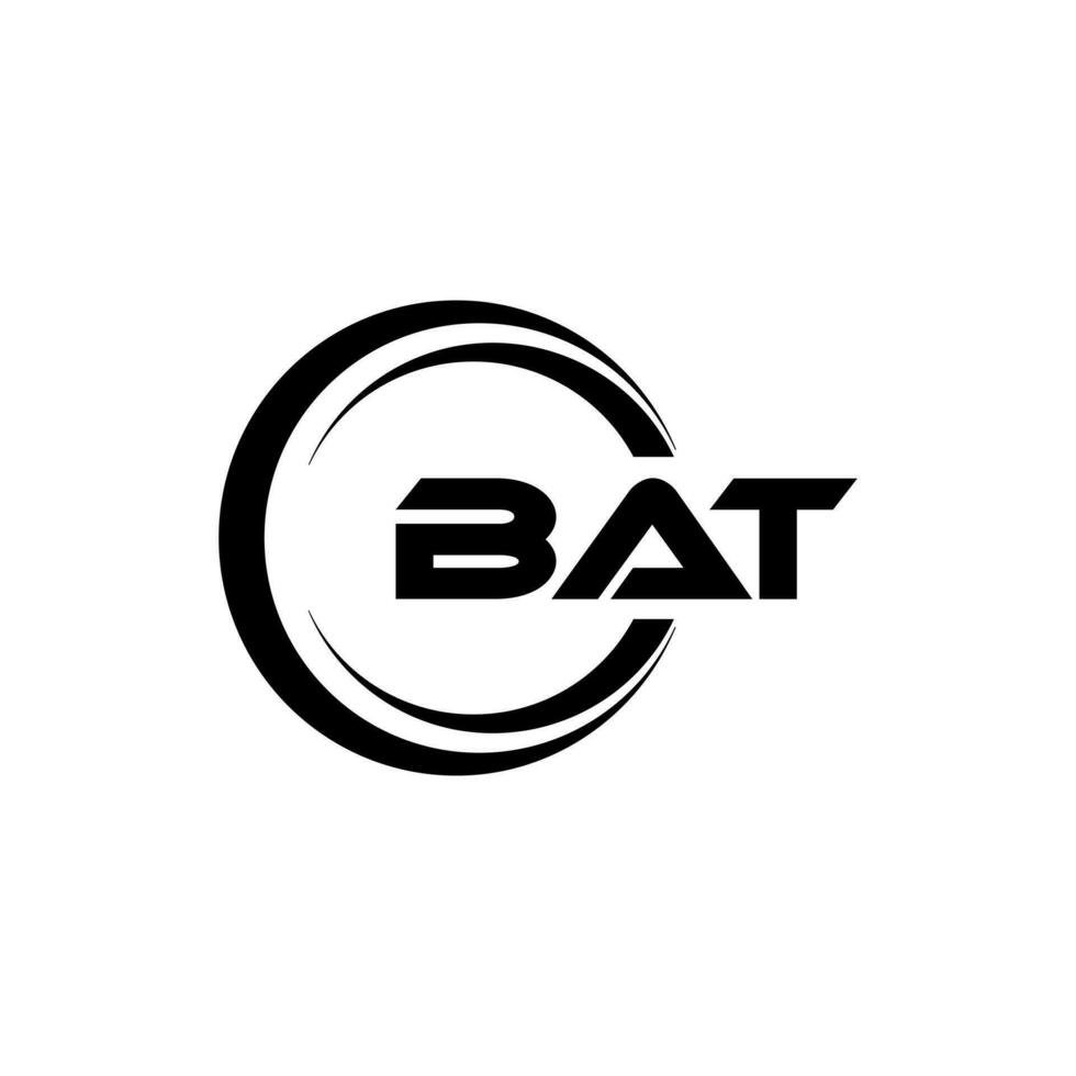 BAT Logo Design, Inspiration for a Unique Identity. Modern Elegance and Creative Design. Watermark Your Success with the Striking this Logo. vector