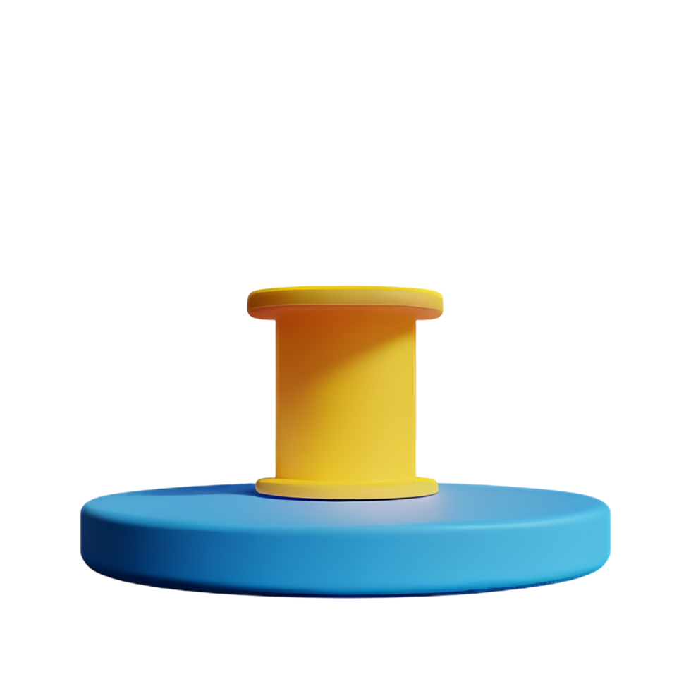 podium 3d rendering icon illustration png