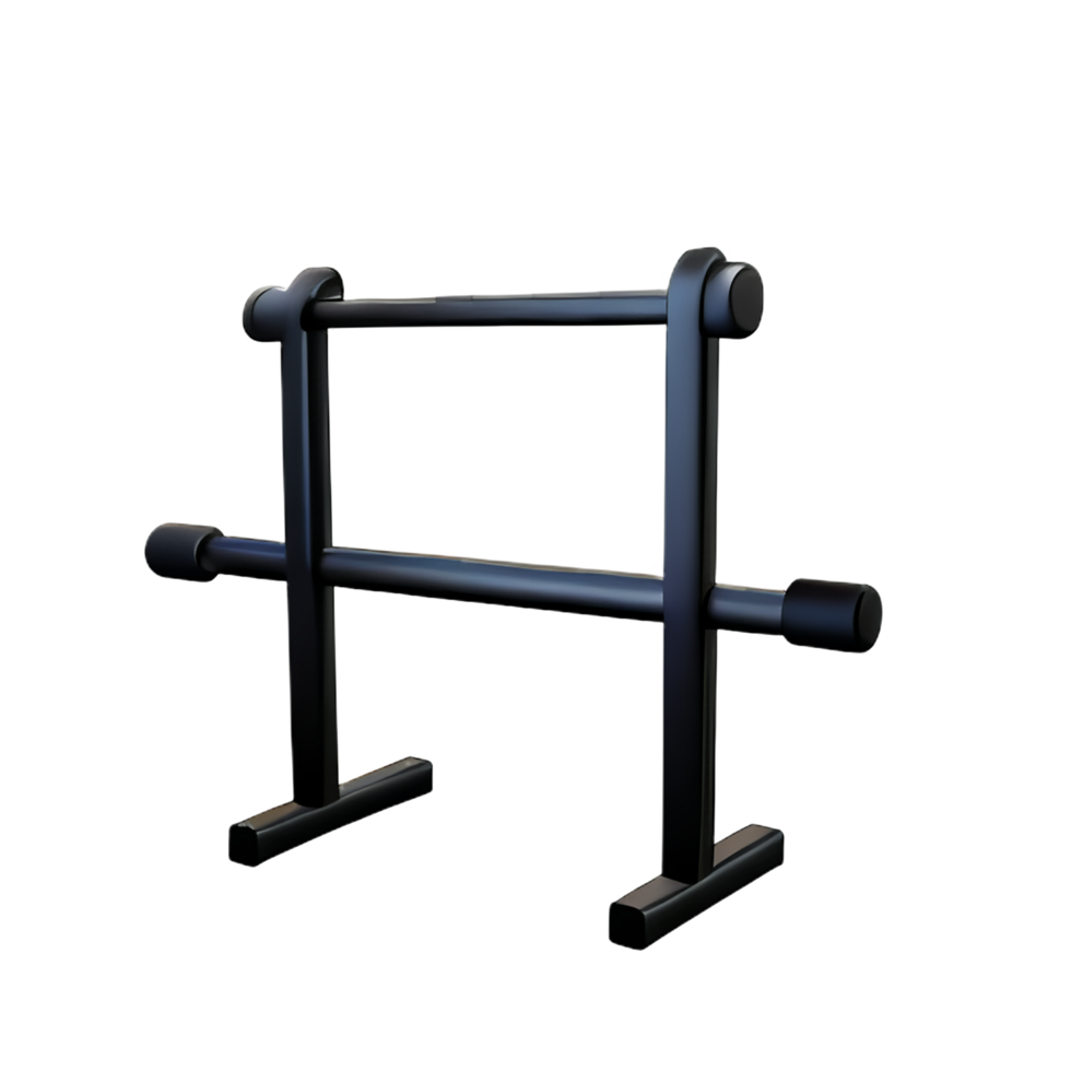 push up bar 3d gym fitness icon png