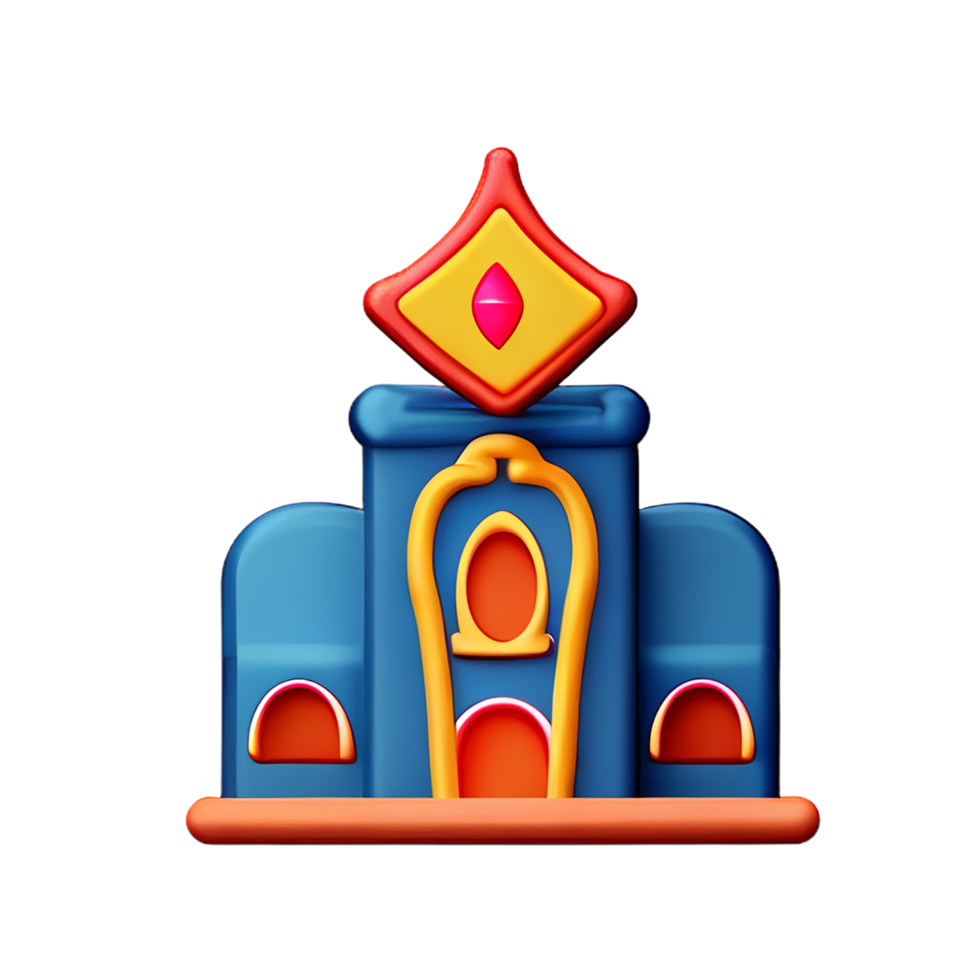 Casino 3d rendering icon illustration png