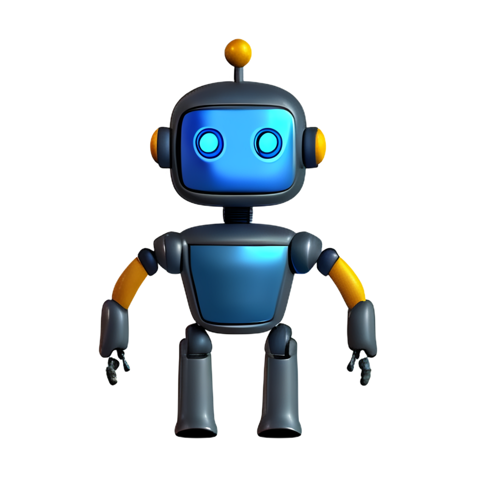 3d robô cabeça personagem 23404903 PNG